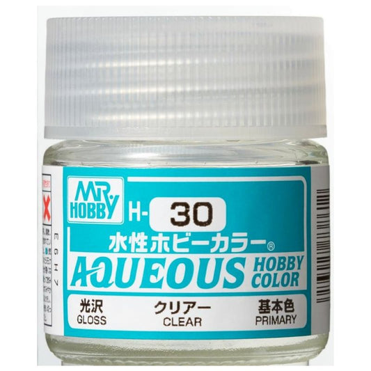 Mr Hobby - Gunze Aqueous Hobby Colors (10 ml) Clear Gloss H30