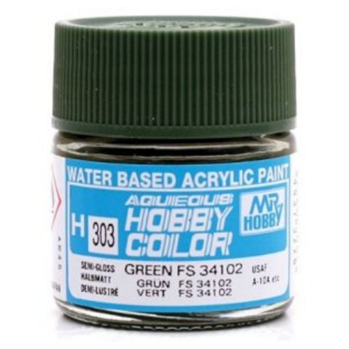 Mr Hobby - Gunze Aqueous Hobby Colors (10 ml) Green FS34102 H303