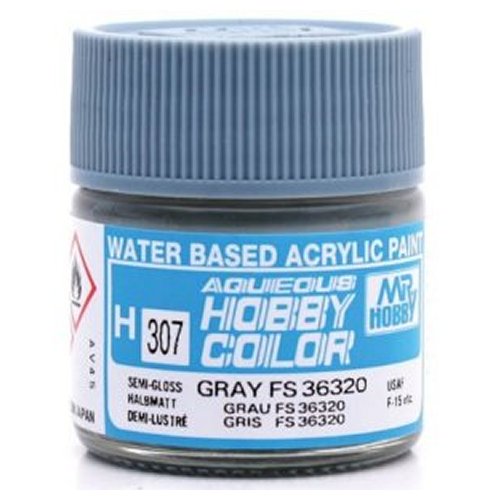 Mr Hobby - Gunze Aqueous Hobby Colors (10 ml) Gray FS36320 H307