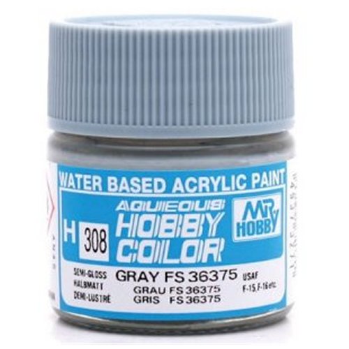 Mr Hobby - Gunze Aqueous Hobby Colors (10 ml) Gray FS36375 H308