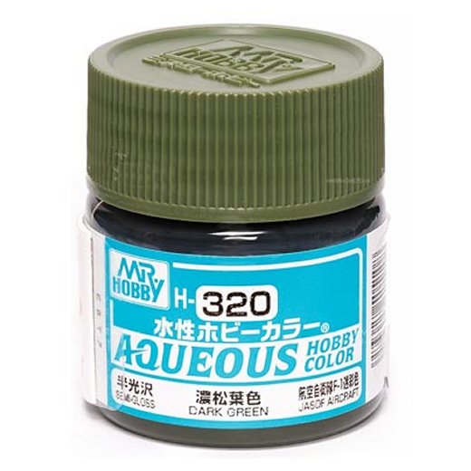 Mr Hobby - Gunze Aqueous Hobby Colors (10 ml) Dark Green H320