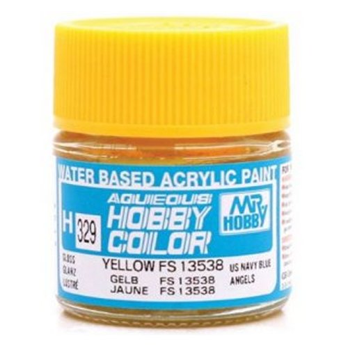 Mr Hobby - Gunze Aqueous Hobby Colors (10 ml)Yellow FS13538 H329