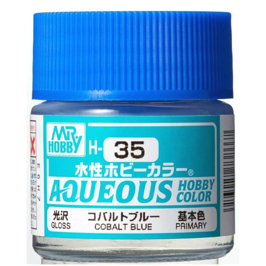 Mr Hobby - Gunze Aqueous Hobby Colors (10 ml) Cobalt Blue H35