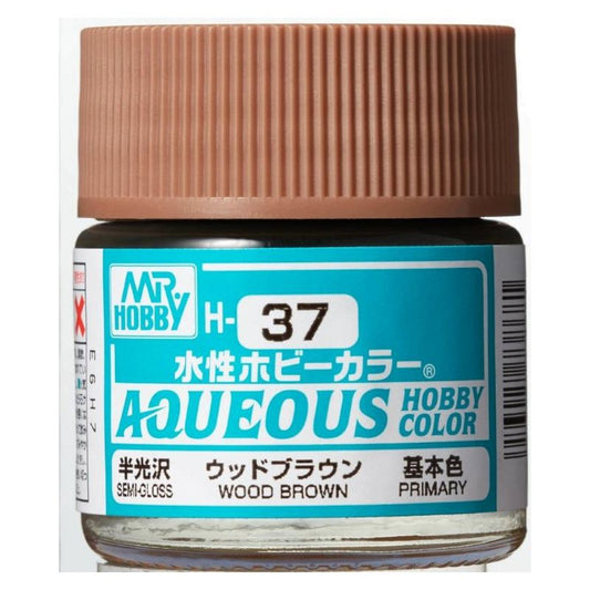Mr Hobby - Gunze Aqueous Hobby Colors (10 ml) Wood Brown H37