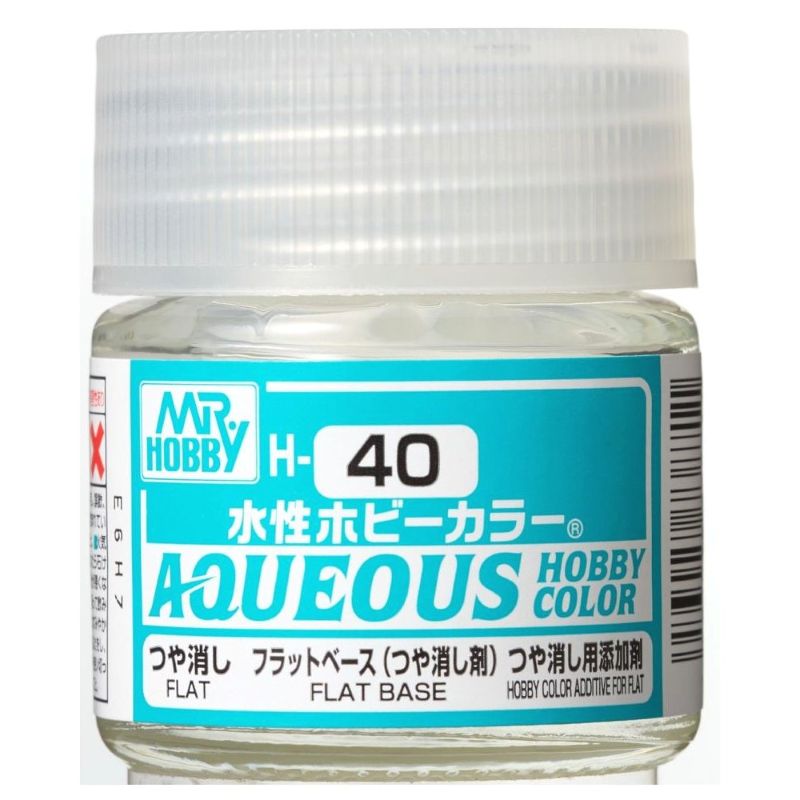 Mr Hobby - Gunze Aqueous Hobby Colors (10 ml) Flat Base H40