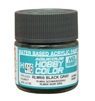 Mr Hobby - Gunze Aqueous Hobby Colors (10 ml) RLM66 Black H416