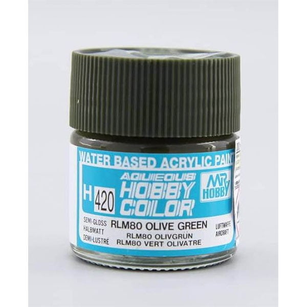 Mr Hobby - Gunze Aqueous Hobby Colors (10 ml) RLM80 Olive Green H420