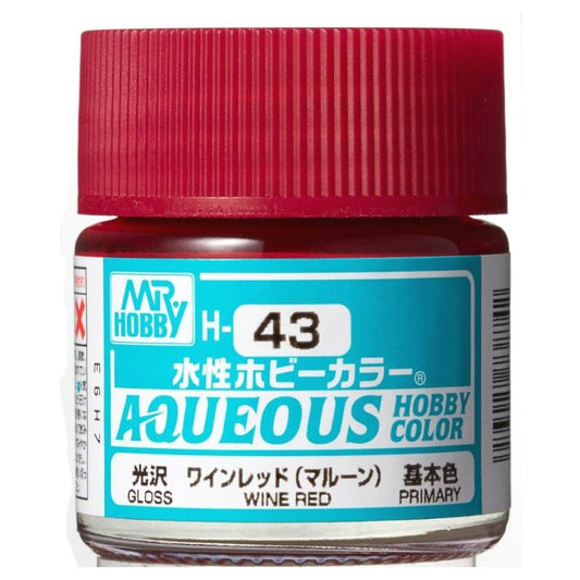 Mr Hobby - Gunze Aqueous Hobby Colors (10 ml) Wine Red H43