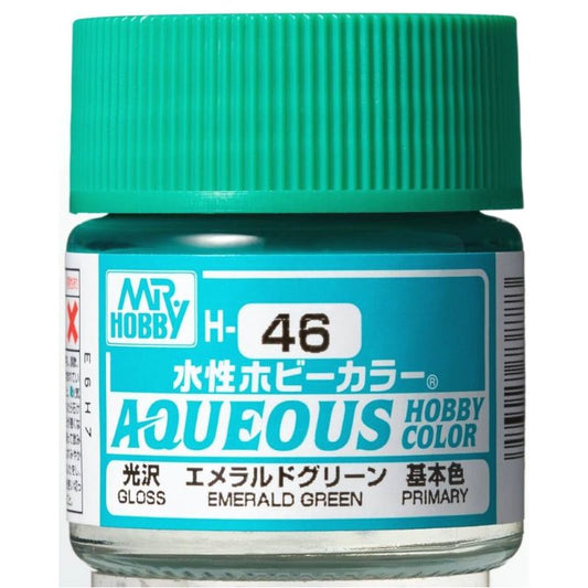 Mr Hobby - Gunze Aqueous Hobby Colors (10 ml) Emerald Green H46