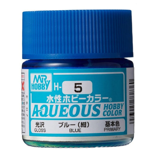 Mr Hobby - Gunze Aqueous Hobby Colors (10 ml) Blue H5