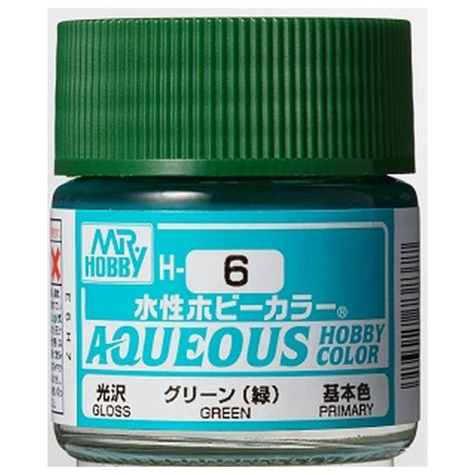 Mr Hobby - Gunze Aqueous Hobby Colors (10 ml) Green H6