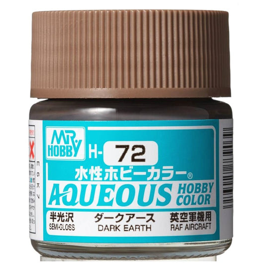 Mr Hobby - Gunze Aqueous Hobby Colors (10 ml) Dark Earth H72