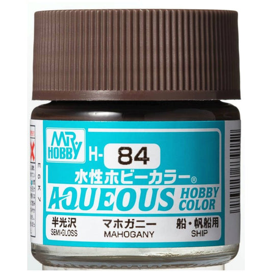 Mr Hobby - Gunze Aqueous Hobby Colors (10 ml) Mahogany H84