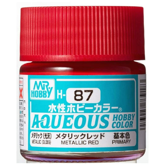 Mr Hobby - Gunze Aqueous Hobby Colors (10 ml) Metallic Red H87