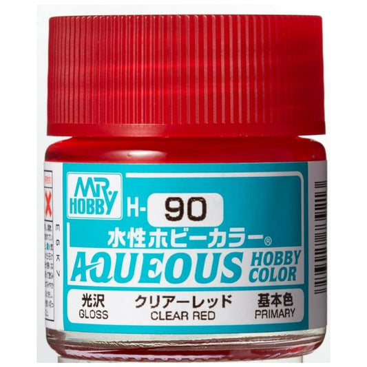 Mr Hobby - Gunze Aqueous Hobby Colors (10 ml) Clear Red H90