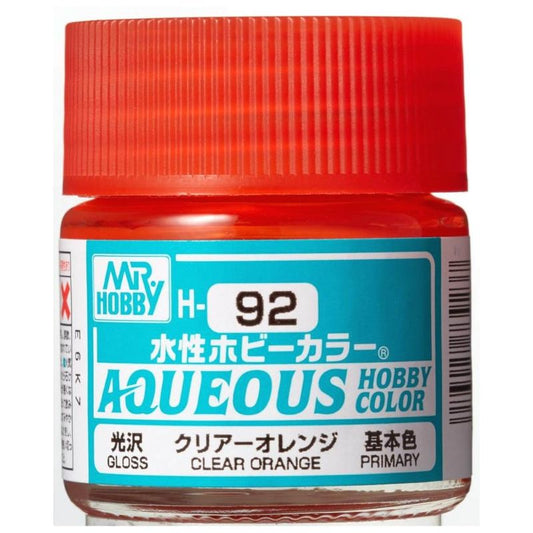 Mr Hobby - Gunze Aqueous Hobby Colors (10 ml) Clear Orange H92