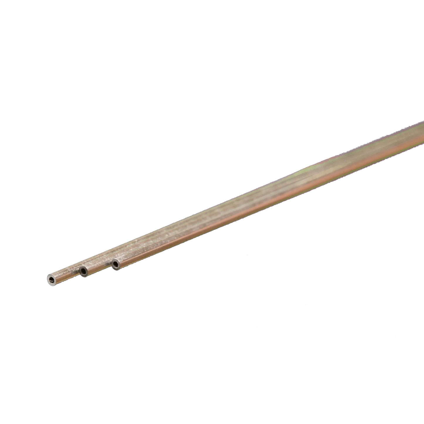 Round Aluminum Tube: 1/16" OD x 0.014" Wall x 12" Long (3 Pieces) #8100