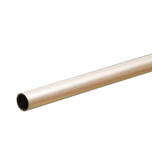 Round Aluminum Tube: 5/32" OD x 0.014" Wall x 12" Long (1 Piece) #8103