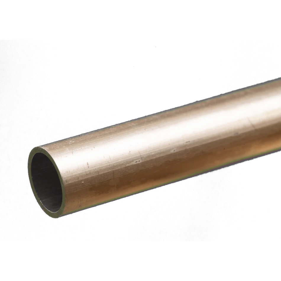 Round Aluminum Tube: 1/4" OD x 0.014" Wall x 12" Long (1 Pieces) #8106