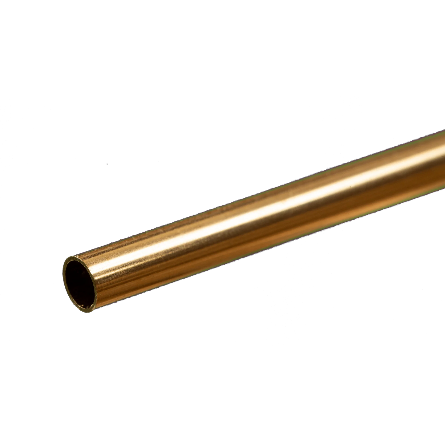 Round Brass Tube: 7/32" OD x 0.014" Wall x 12" Long (1 Piece) #8130