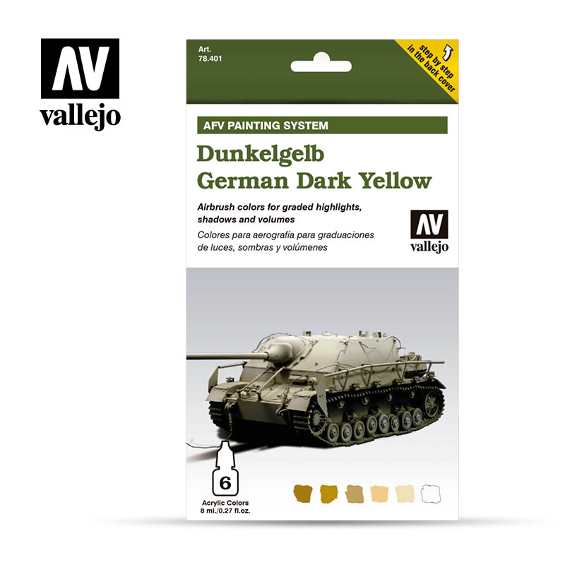 Model Air: AFV Painting System - Dunkelgelb German Dark Yellow 78.401