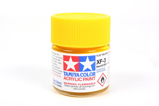 Acrylic Xf-3 Flat Yellow 23ml