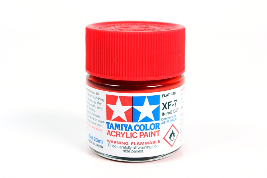 Acrylic Xf-7 Flat Red