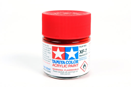 Acrylic Xf-7 Flat Red