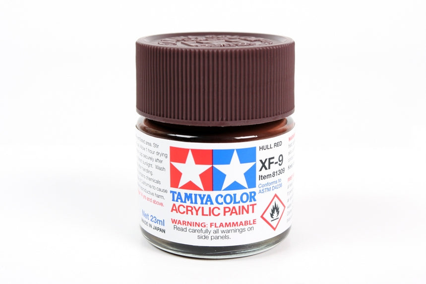 Acrylic Xf-9 Hull Red